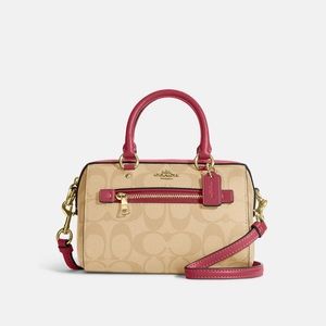 Coach Mini Rowan Crossbody In Signature Canvas
IM/Light Khaki Rouge